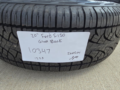 20" Ford F-150 OEM rims wheels BLACK 10347 Expedition PIRELLI A/TR NEW