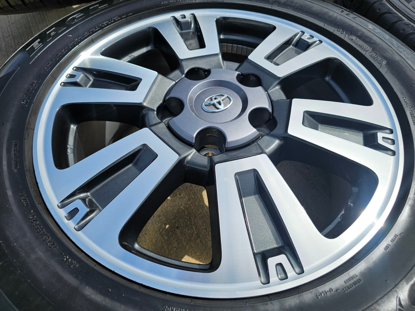 20" Toyota Tundra PLATINUM OEM 75159 SET wheels rims 5x150 tires GOODYEAR