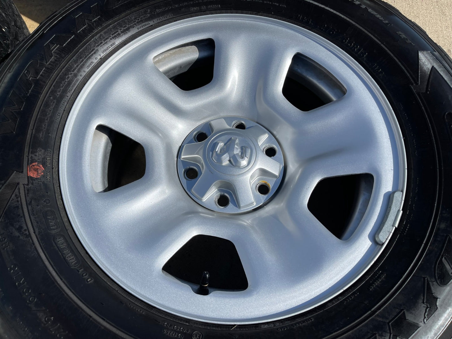 18" Ram 1500 OEM 2667 stock wheels rims tires SET 2022 2023 2024 2025 2026 2027