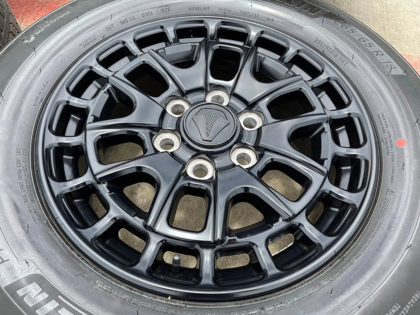 18" Toyota Tundra TSS T FORCE TRD OEM black wheels rims Sequoia 2025 2026 NEW