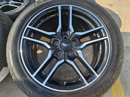 18" Ford Mustang GT OEM BLACK wheels rims 10157 tires 2022 2023 2024 2025 2026