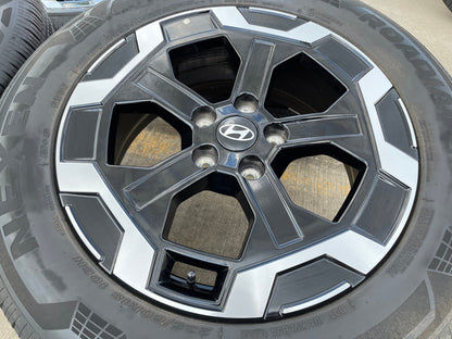 18" Hyundai Santa Fe Cruz OEM wheels rims 52910 Black 2023 2024 2025 2026