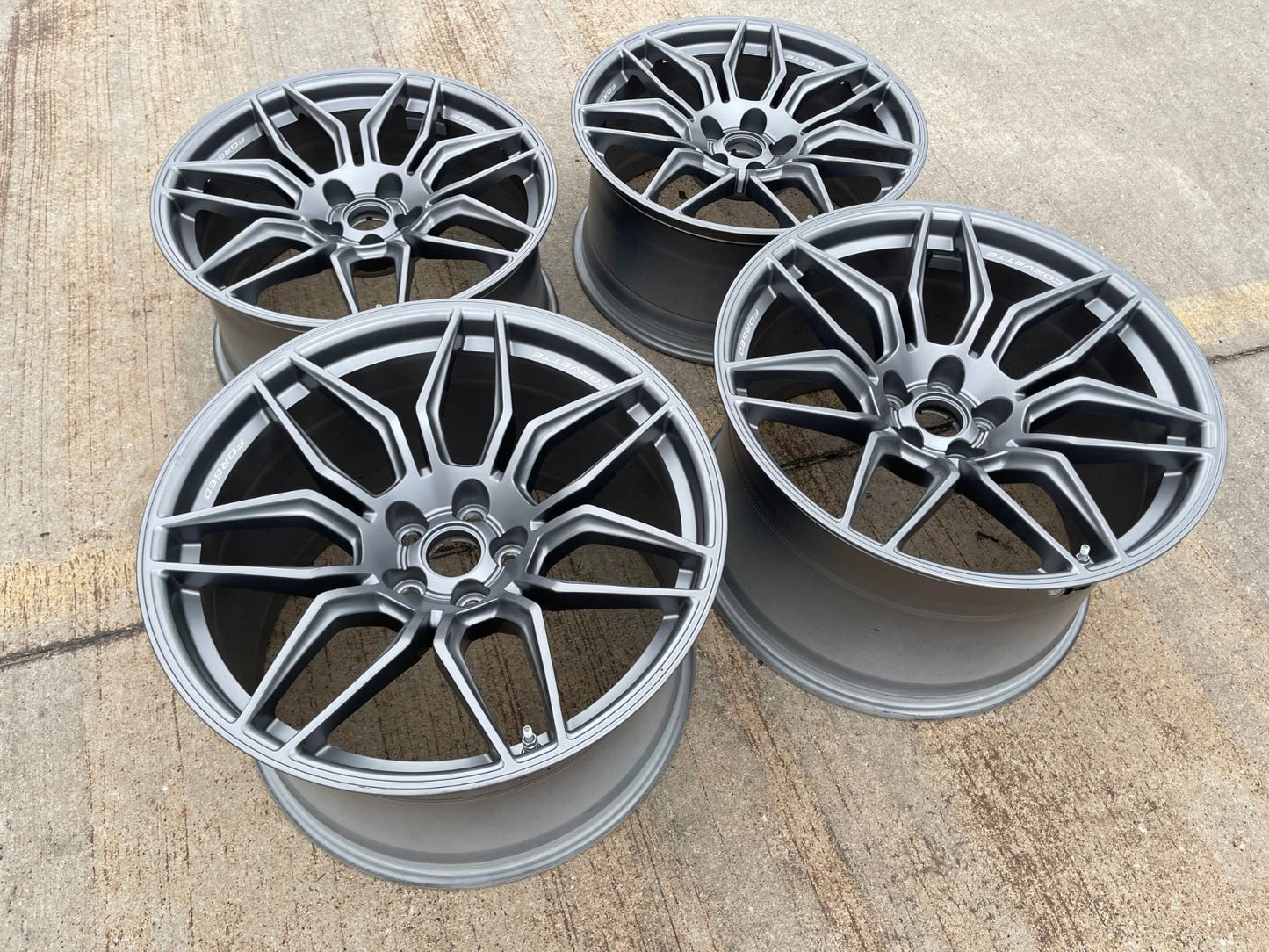 20" + 21" Chevy Corvette ZR1 C8 OEM 95580 95581 wheels rims 2024 2025 2026 NEW