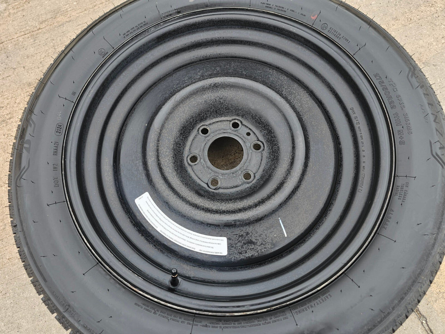 22" Chevy GMC Transport Steel OEM wheel rim Sierra Silverado Escalade tire NEW