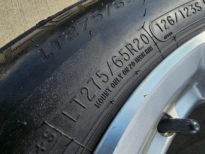 20" Chevy Silverado GMC Sierra AT4 2500 3500 OEM wheels rims 5950 tires