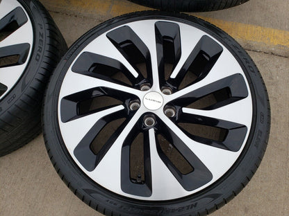 21" Lucid Air OEM Grand Touring black wheels rims tires 5x120 2022 2023 2024 NEW