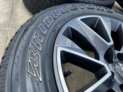 20" Chevy Tahoe Silverado OEM 5919 wheels rims GMC Yukon tires BRIDGESTONE