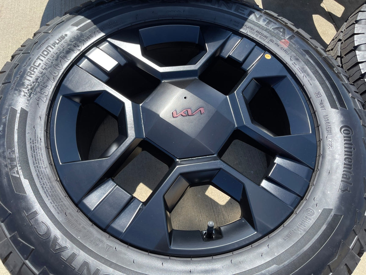 18" Kia Telluride X-PRO OEM wheels rims Sorento Sedona CONTINENTAL 2026 2027 NEW