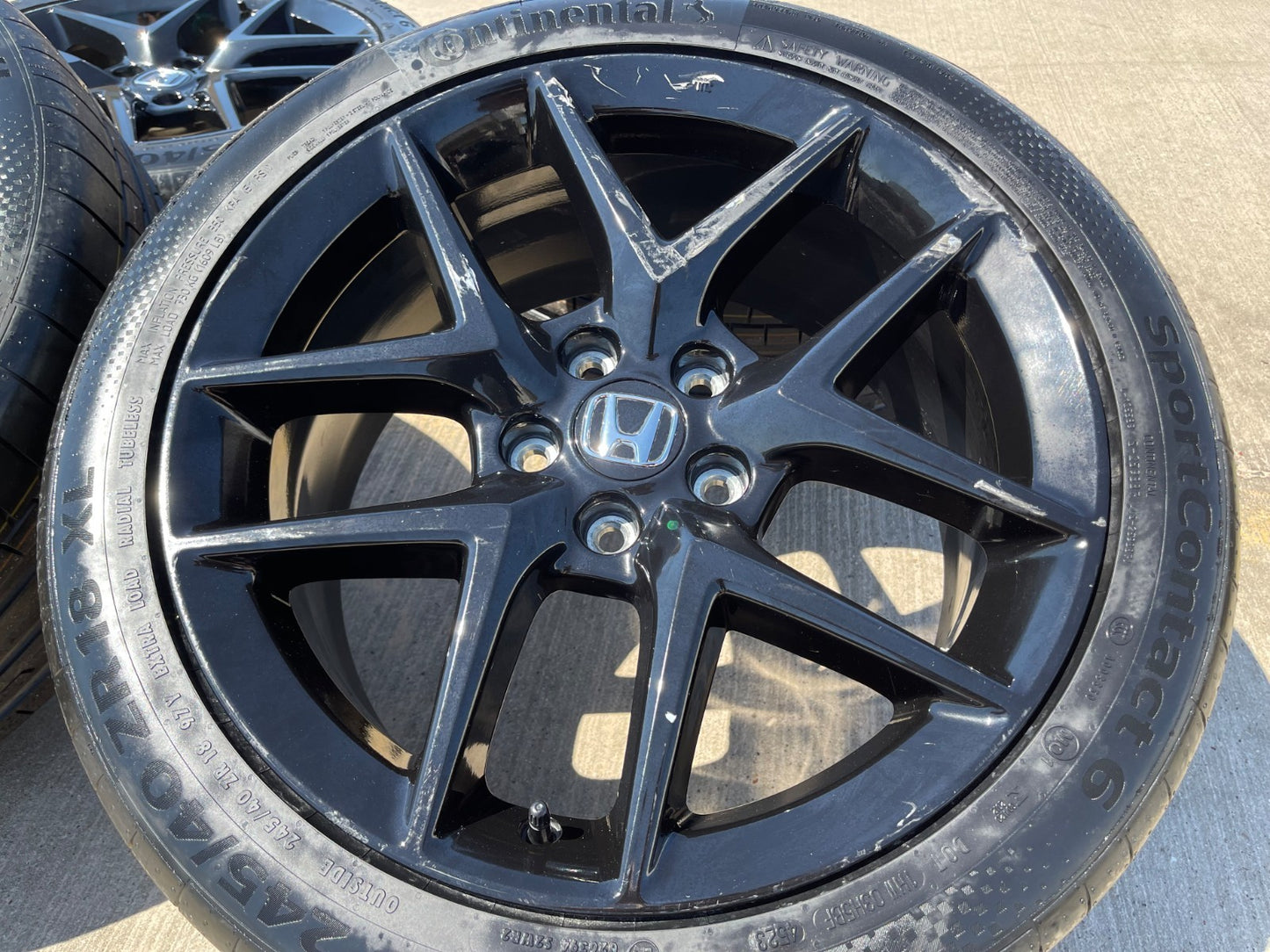 18" Honda Civic wheels rims OEM 10393 H-RV Accord tires CONTINENTAL NEW