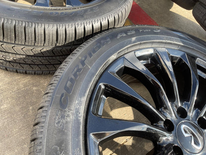 22" Infiniti QX80 QX56 Nissan Titan OEM 62799 73770 wheels rims tires SET NEW