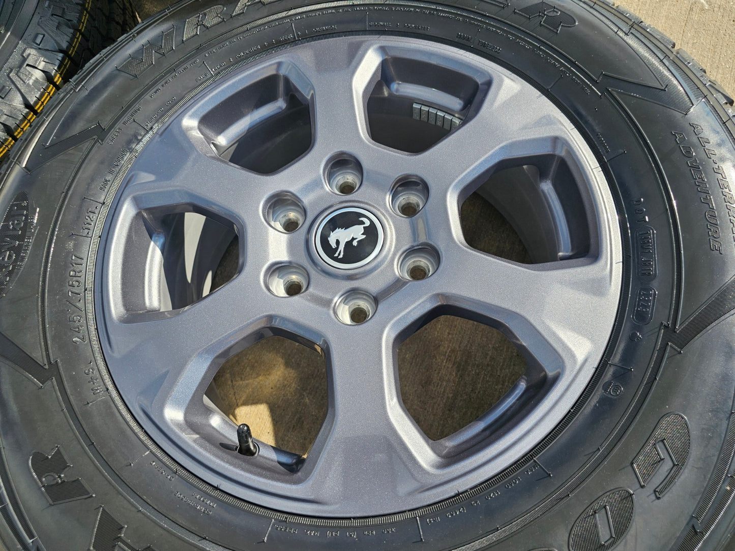 17" Ford Bronco Big Bend wheels rims 10384 OEM Ranger 2024 2025 2026 GOODYEAR