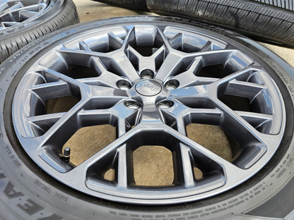 21" Jeep Grand Cherokee L OEM wheels rims 9291 Durango tires GOODYEAR NEW