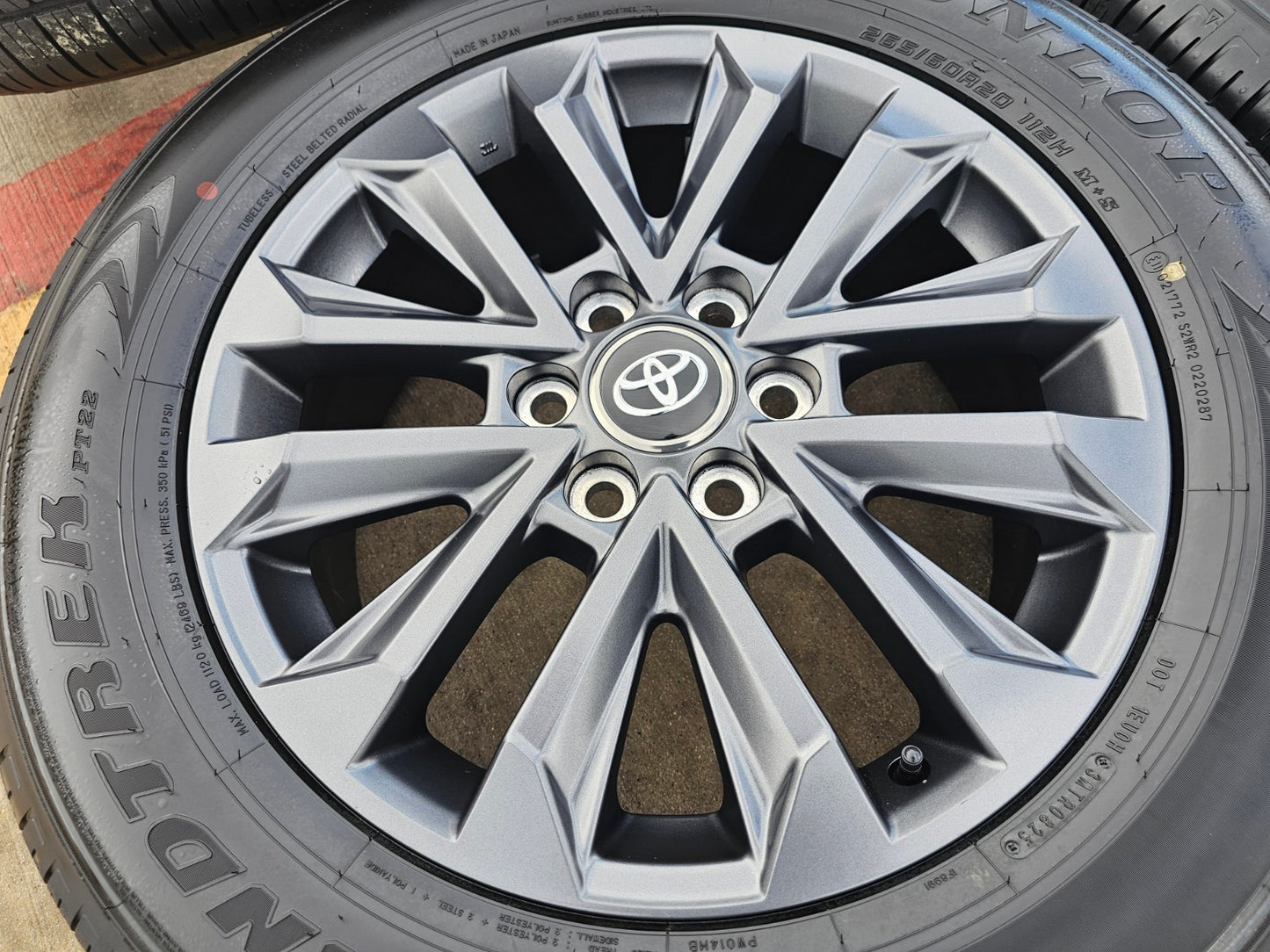 20" Toyota Land Cruiser OEM wheels rims Tundra Sequoia 2024 2025 2026 NEW