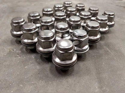 (20) 12x1.5 OEM Toyota Camry lug nuts polished Avalon Corolla Rav-4 Lexus RX350