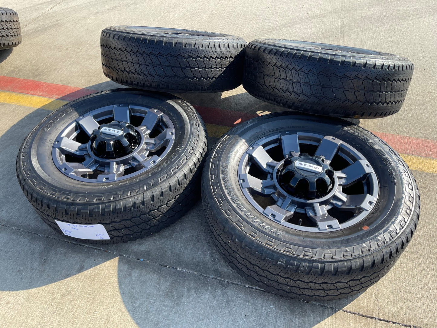 20" Ford F-250 F-350 OEM gray Lariat 10485 10296 wheels rims tires DISCOUNTED
