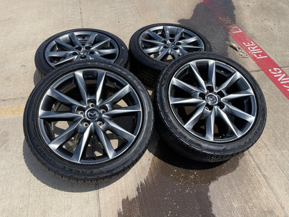 18" Mazda 3 2 5 OEM rims wheels 64940 CX-3 SET tires SET DISCOUNTED