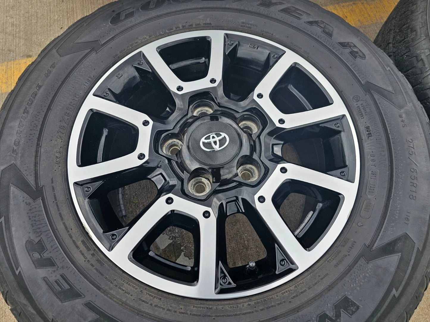 18" Toyota Tundra Sequoia TRD PRO black OEM wheels rims 5x150 tires 75157