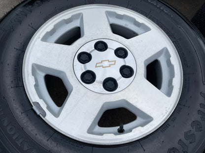 17" Chevy Tahoe Silverado Suburban Z71 OEM 5196 wheels rims tires SET FIRESTONE