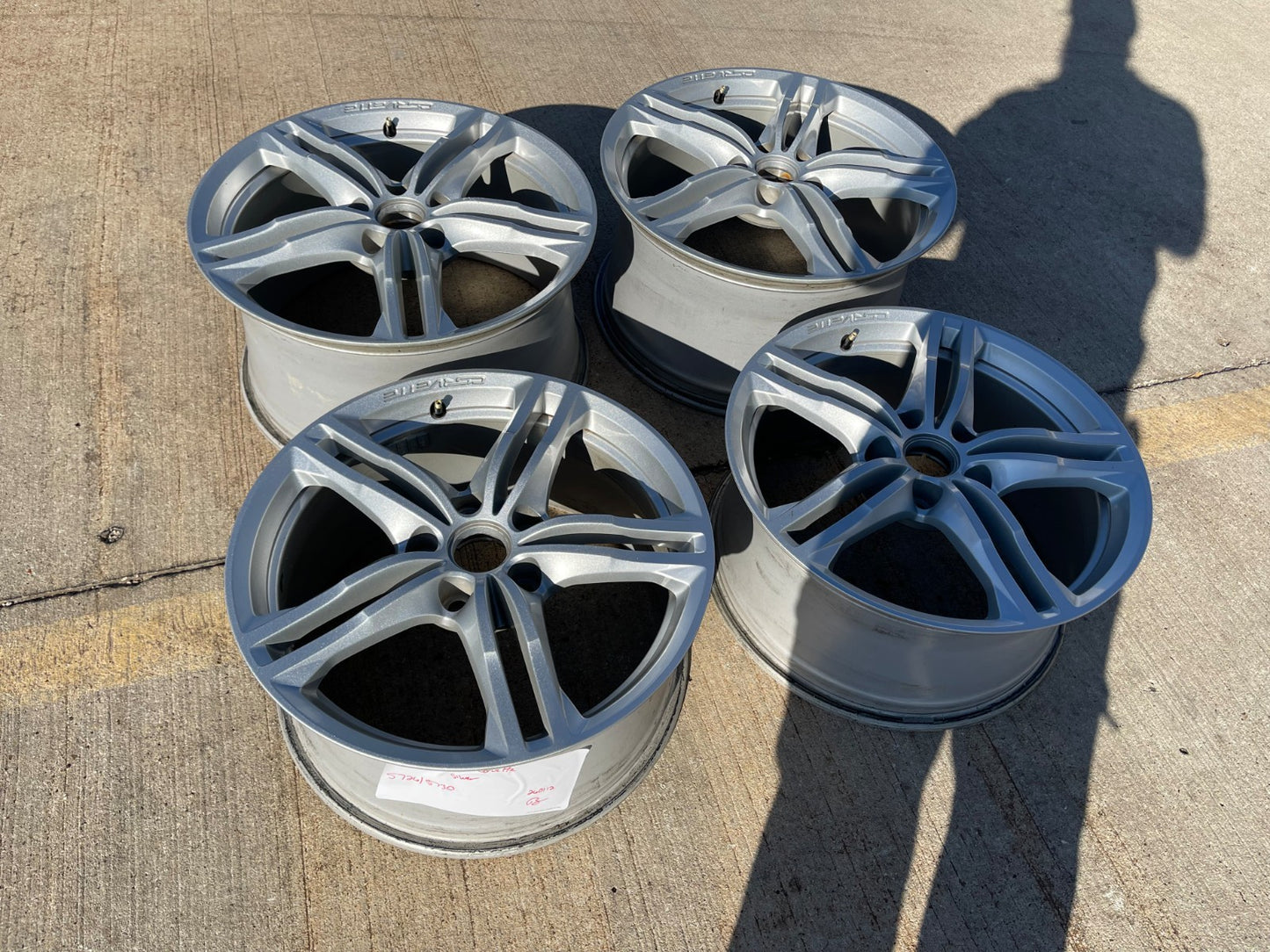 18" + 19" Chevy Corvette OEM 5726 5730 wheels rims 2016 2017 2018 2019