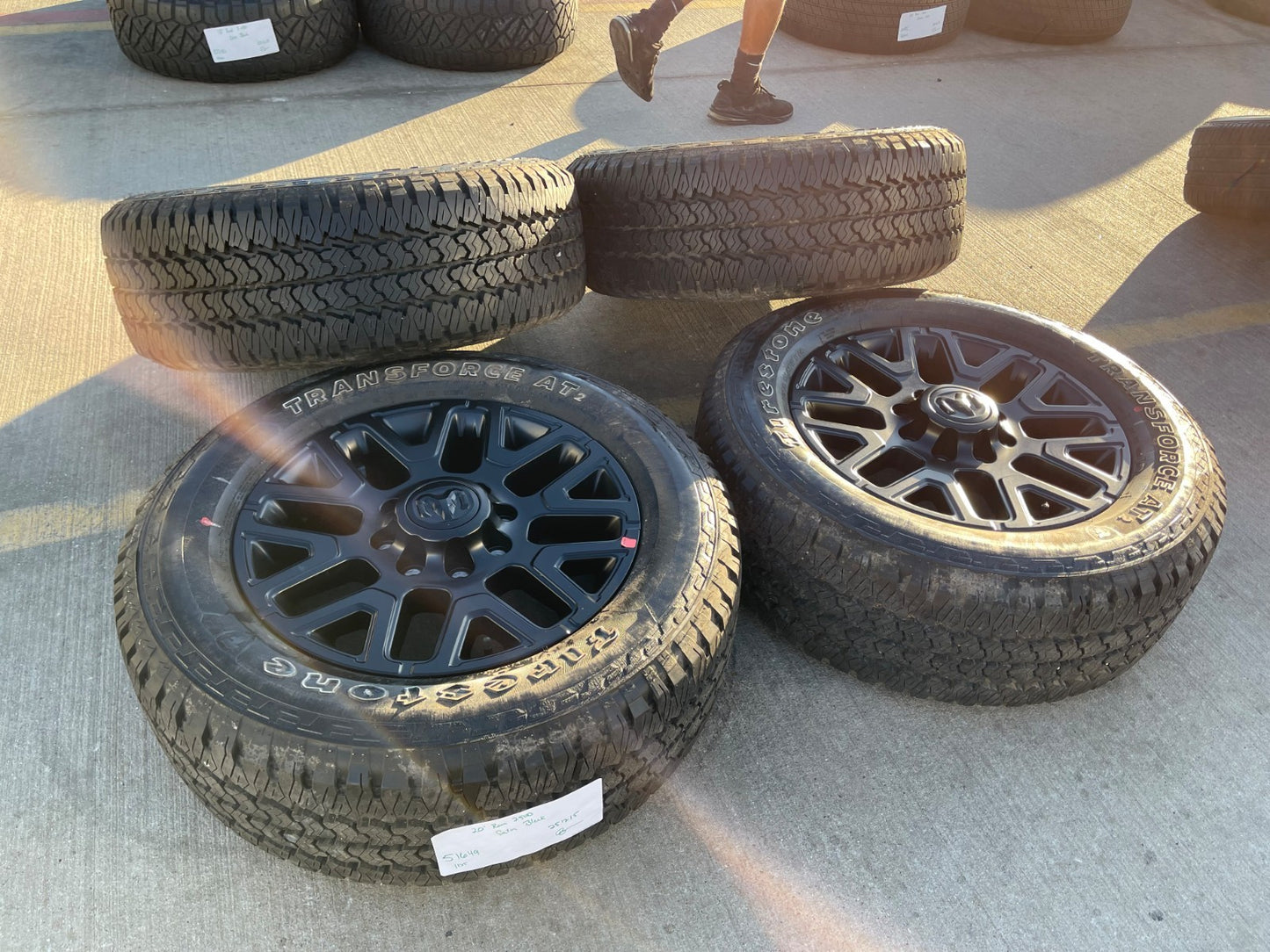 20" Dodge Ram 2500 3500 LARAMIE OEM 51649 wheels rims A/T2 2025 2026
