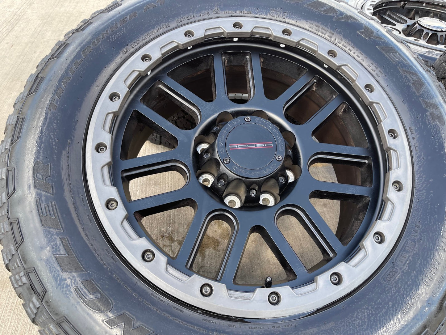 20" Ford F-250 F-350 ROUSH OEM rims wheels tires GOODYEAR