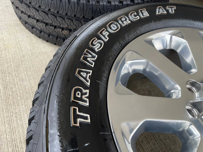 20" Dodge Ram 2500 3500 LARAMIE OEM 2700 wheels rims A/T tires 2024 2025 NEW