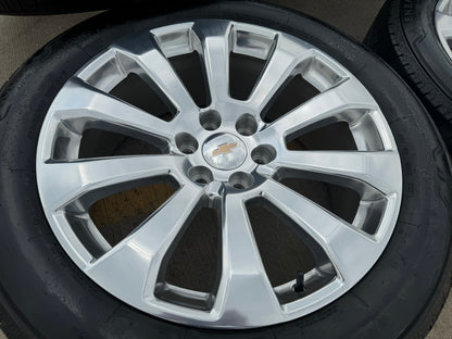 22" Chevy Silverado High Country OEM 5922 wheels rims Tahoe 2023 2024 2025 NEW