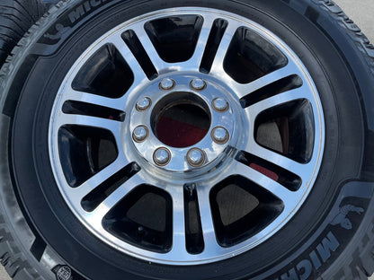 20" Ford F-250 F-350 OEM 3951 3845 LARIAT rims wheels tires MICHELIN DEFENDER