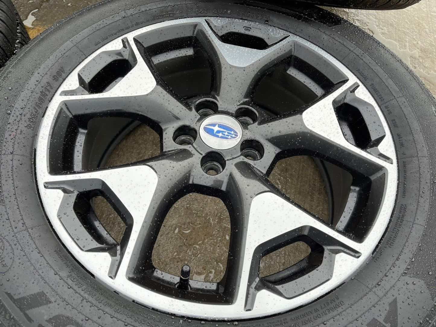 17" Subaru XV Crosstrek OEM 68855 wheels rims tires 2022 2023 2024 2025 2026