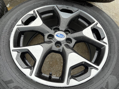 17" Subaru XV Crosstrek OEM 68855 wheels rims tires 2022 2023 2024 2025 2026