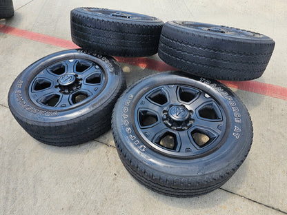 20" Dodge Ram 2500 3500 OEM 2477 black wheels rims tires