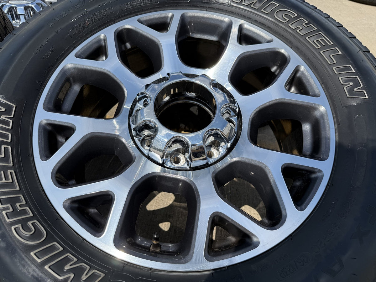 20" Ford F-250 F-350 OEM Lariat wheels rims 10292 tires SET MICHELIN A/T2