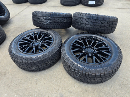20x9 Fuel Rebar D847 Chevy Silverado RAM Tacoma wheels rims 6x139 6x5.5 tires