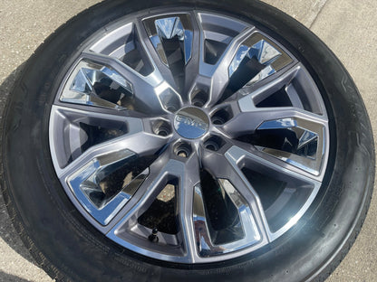22" GMC Yukon Chevy Tahoe Escalade OEM chrome 95513 14134 wheel rim tire spare