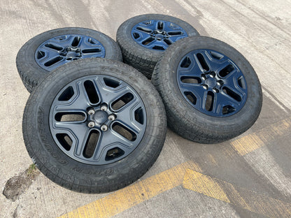 17" Jeep Cherokee wheels OEM rims Compass Renegade 9199 black TOYO A/T