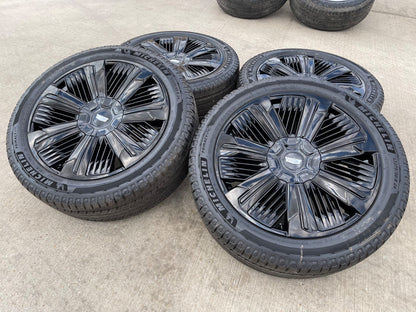 24" Cadillac Escalade IQ DEEP SPACE EV OEM wheels rims Hummer 2500 2026 2027 NEW