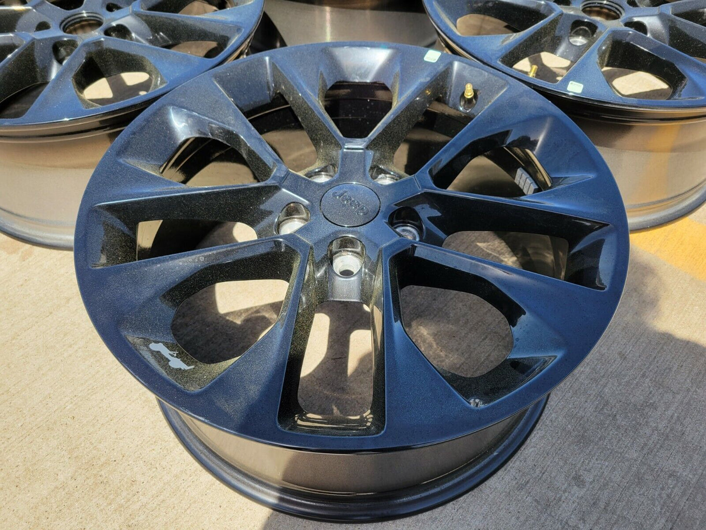 20" Jeep Wrangler HIGH ALTITUDE OEM Black wheels rims Gladiator 9262 96902