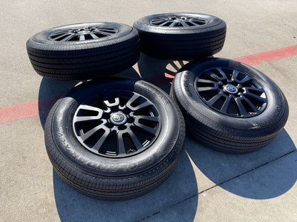 18" Toyota Land Cruiser OEM wheels rims tires Tundra Sequoia 2024 2025 2026 NEW