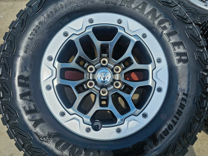 18" Dodge Ram 1500 RHO TRX Beadlock OEM wheel rim 2735 tires 2023 2024 2025 2026