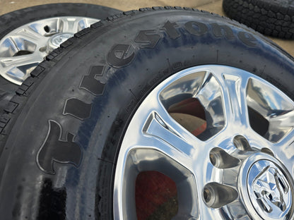 18" Ram 2500 3500 Laramie Power Wagon OEM wheels rims 2692 FIRESTONE H/T