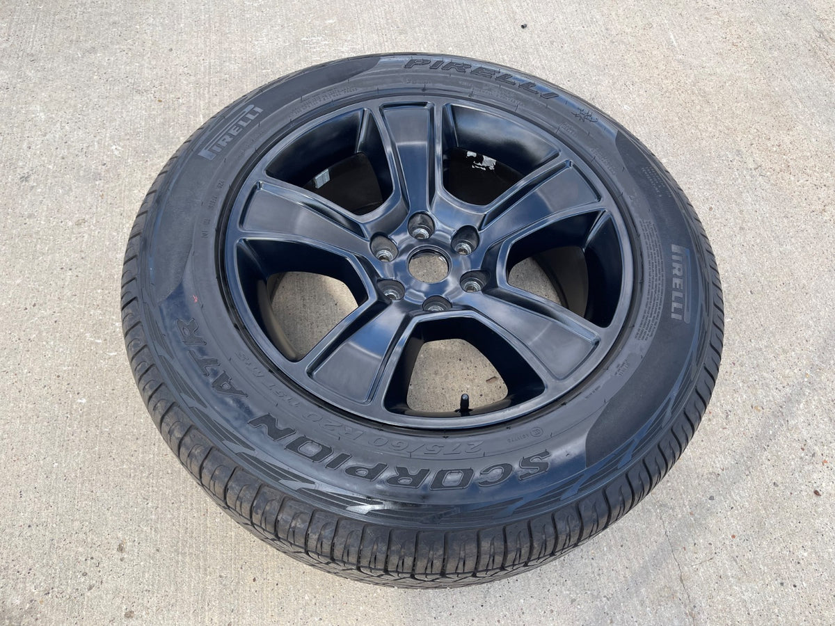20" Dodge Ram 1500 OEM LIMITED Black 2676 2723 wheel rim PIRELLI A/TR single