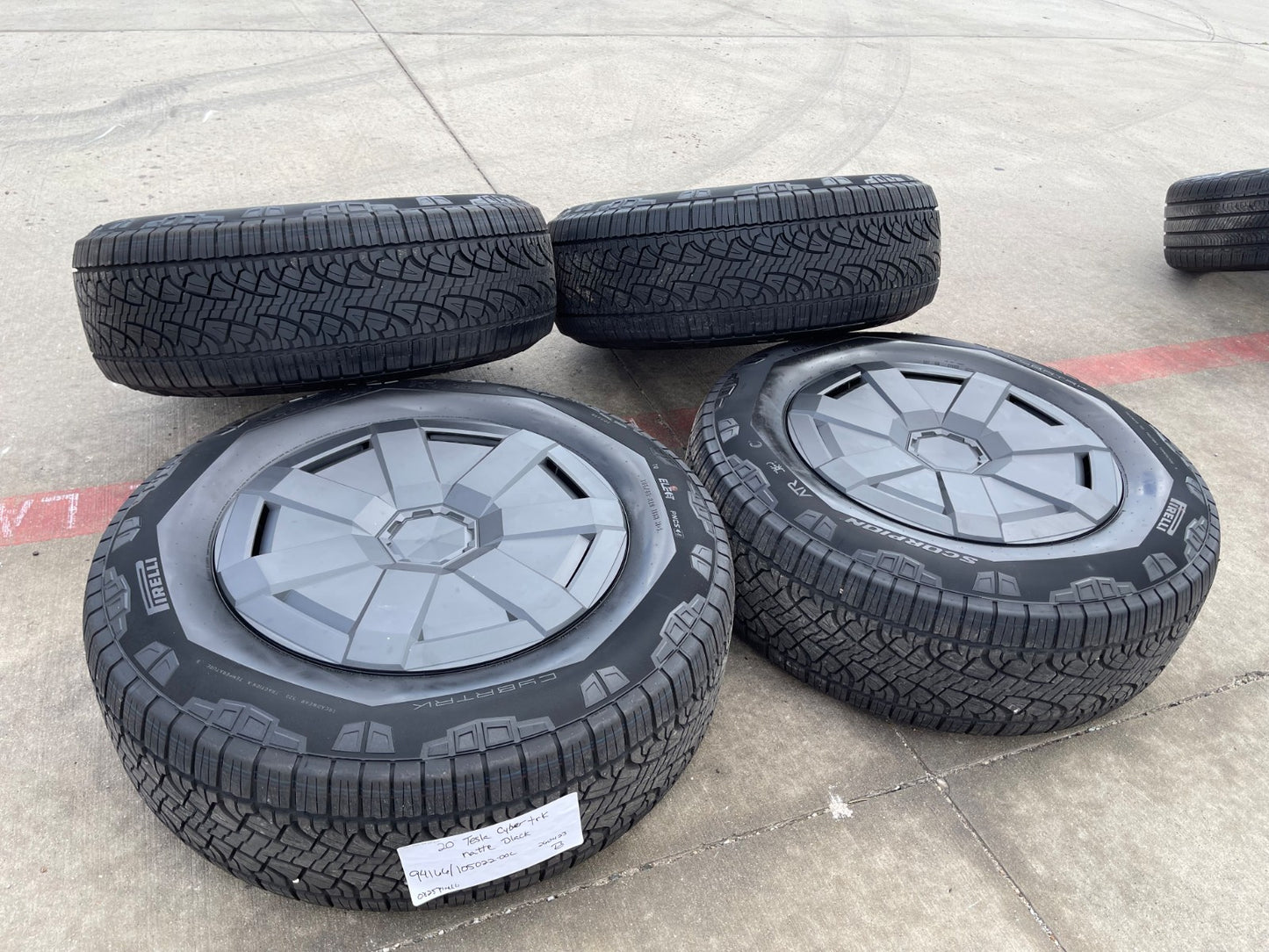(1) 20" Tesla Cyber Truck OEM 94166 wheel rim 2024 2025 2026 2027 Cybertruck NEW