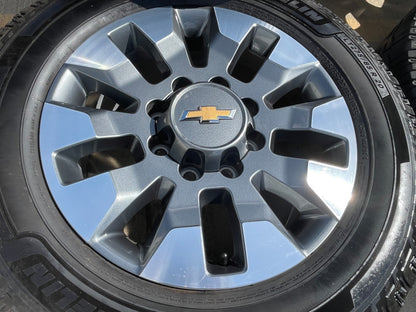 20" Chevy Silverado GMC Sierra 2500 3500 OEM 5960 5947 wheels rims SET MICHELIN