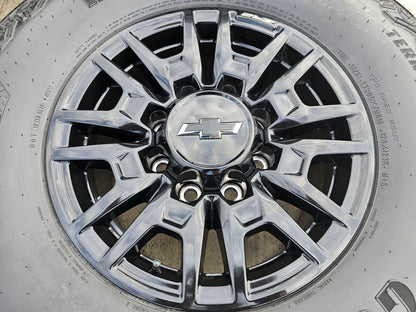 (1) 18" Chevy Silverado ZR2 GMC Sierra AT4X 2500 OEM wheel rim 2024 2025