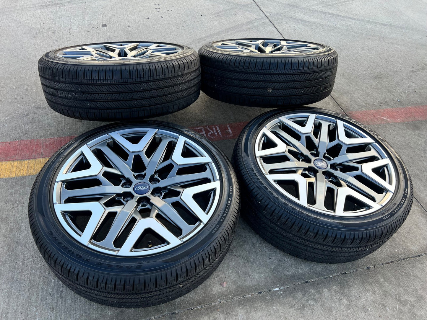24" Ford F-150 LIMITED Plus OEM rims wheels Expedition 2024 2025 2026 NEW