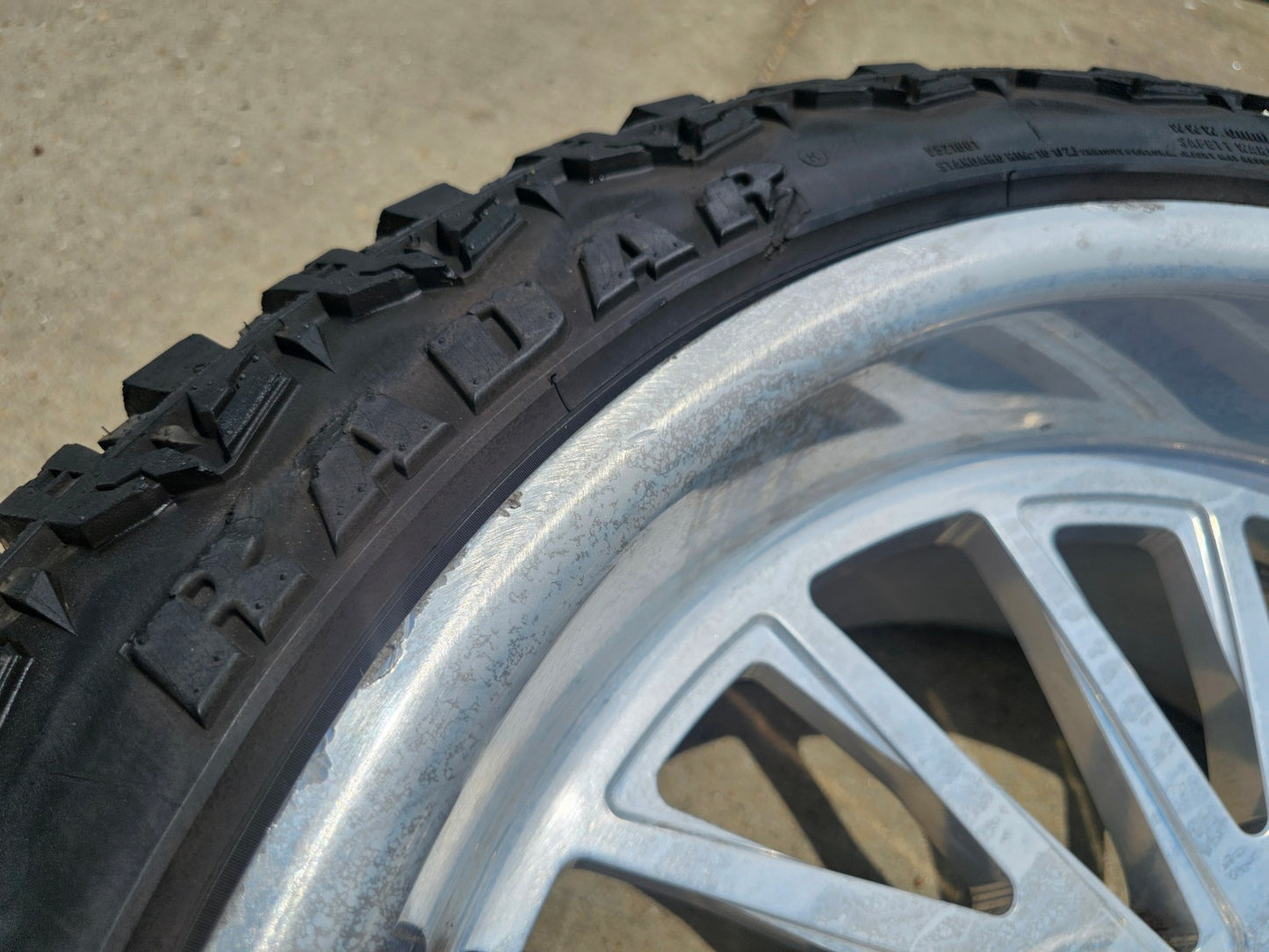 24x12 24" Aftermarket Ford F-250 F-350 FORGED SET rims wheels 8x170 -44 35"