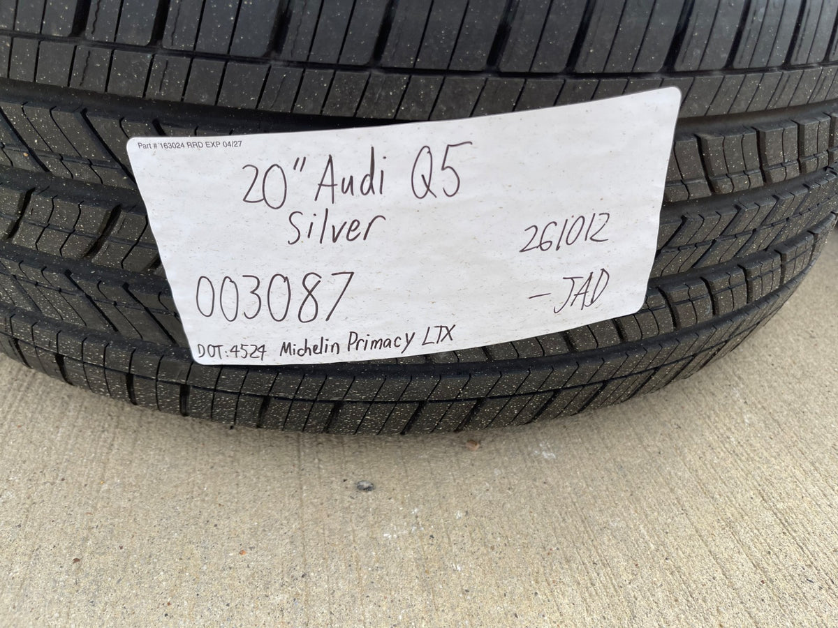 20" 20x8 Audi Q5 wheels rims OEM 94361 Q3 Q7 Q8 SQ5 SQ3 RS S SET MICHELIN NEW