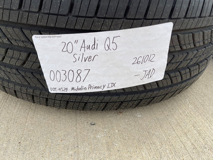 20" 20x8 Audi Q5 wheels rims OEM 94361 Q3 Q7 Q8 SQ5 SQ3 RS S SET MICHELIN NEW