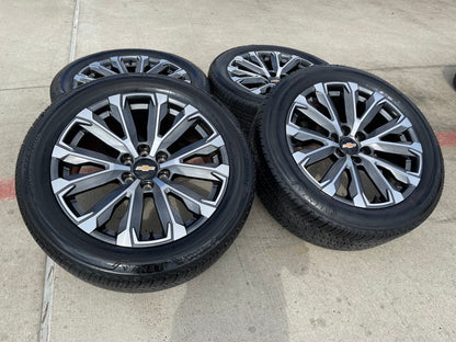 22" Chevy Tahoe Silverado Suburban OEM wheels rims 2023 2024 2025 2026 2027 NEW
