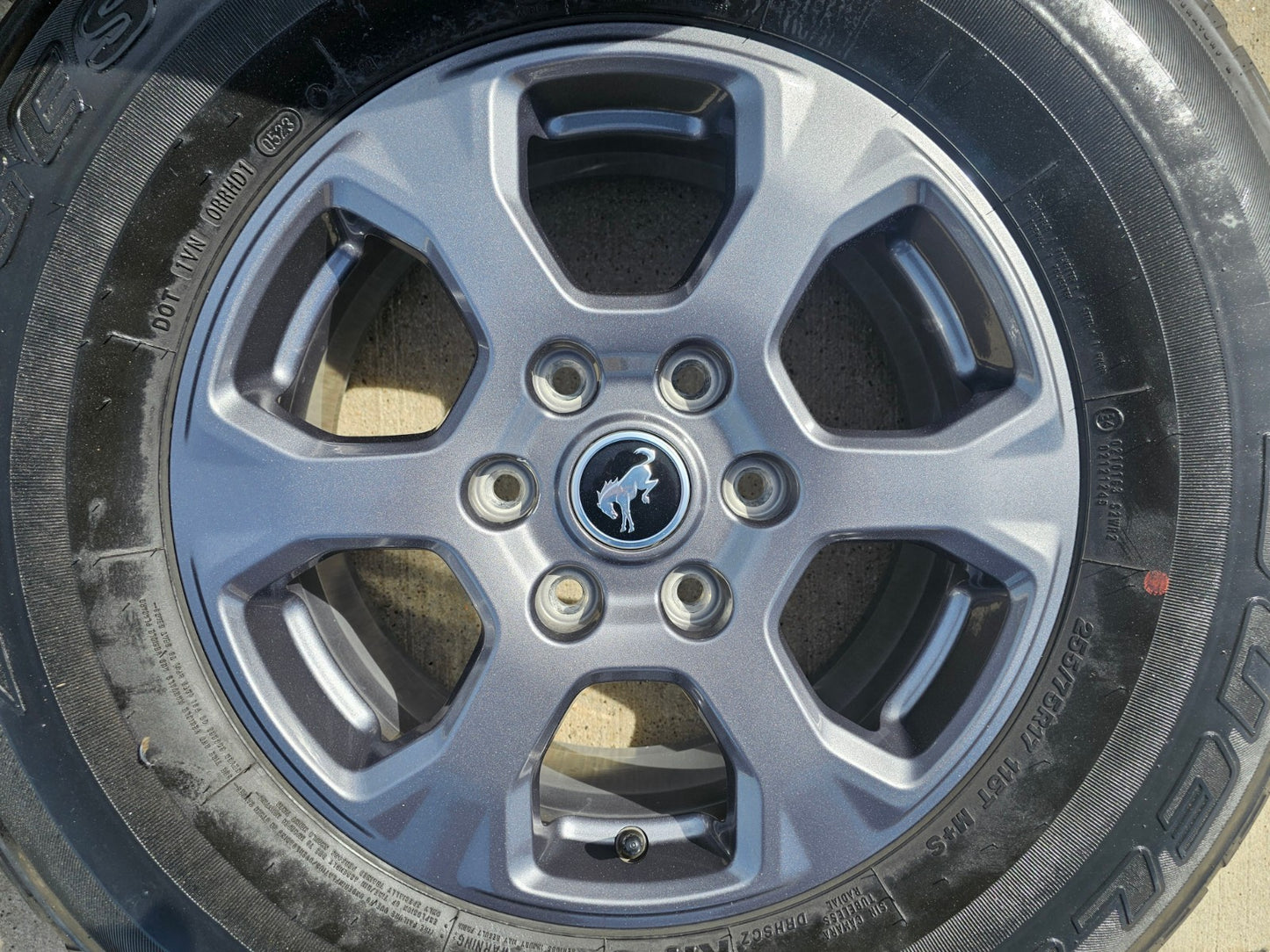 17" Ford Bronco Big Bend wheels rims 10384 OEM Ranger 2023 2024 2025 2026